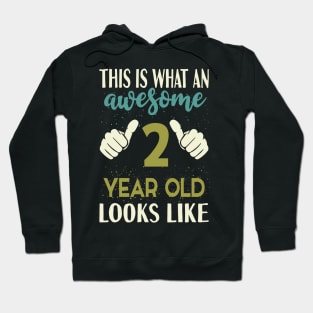 This is What an Awesome 2 Year Old Looks Like T-Shirt Hoodie
